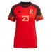 Cheap Belgium Michy Batshuayi #23 Home Football Shirt Women World Cup 2022 Short Sleeve